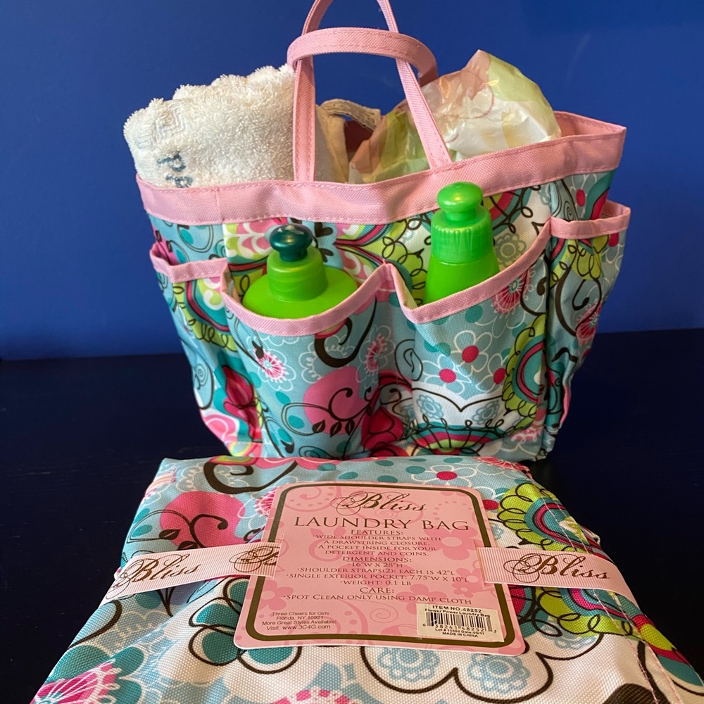 Shower caddy & laundry bag